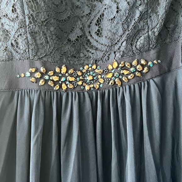 Adrianna Papell One Shoulder Dress - Picture 3 of 6